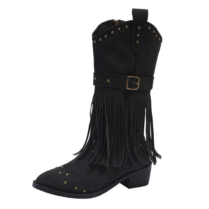 Elevate Your Style with Retro Tassel Boots