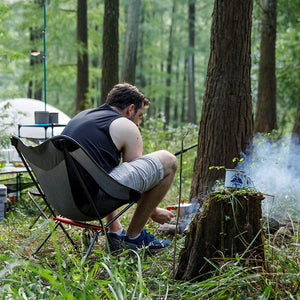 Discover the Comfort of the Small Stool Camping Moon Chair