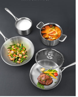 Bottomed Pan Non Stick Cookware Set