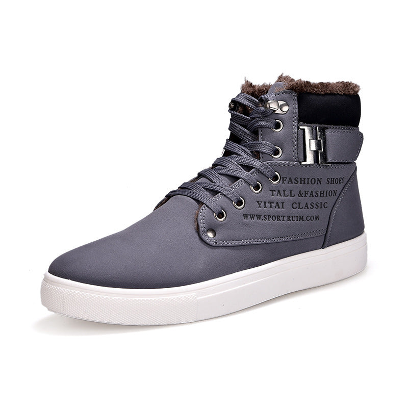 DEKABR Hot Men Shoes Fashion Warm Fur Winter Men