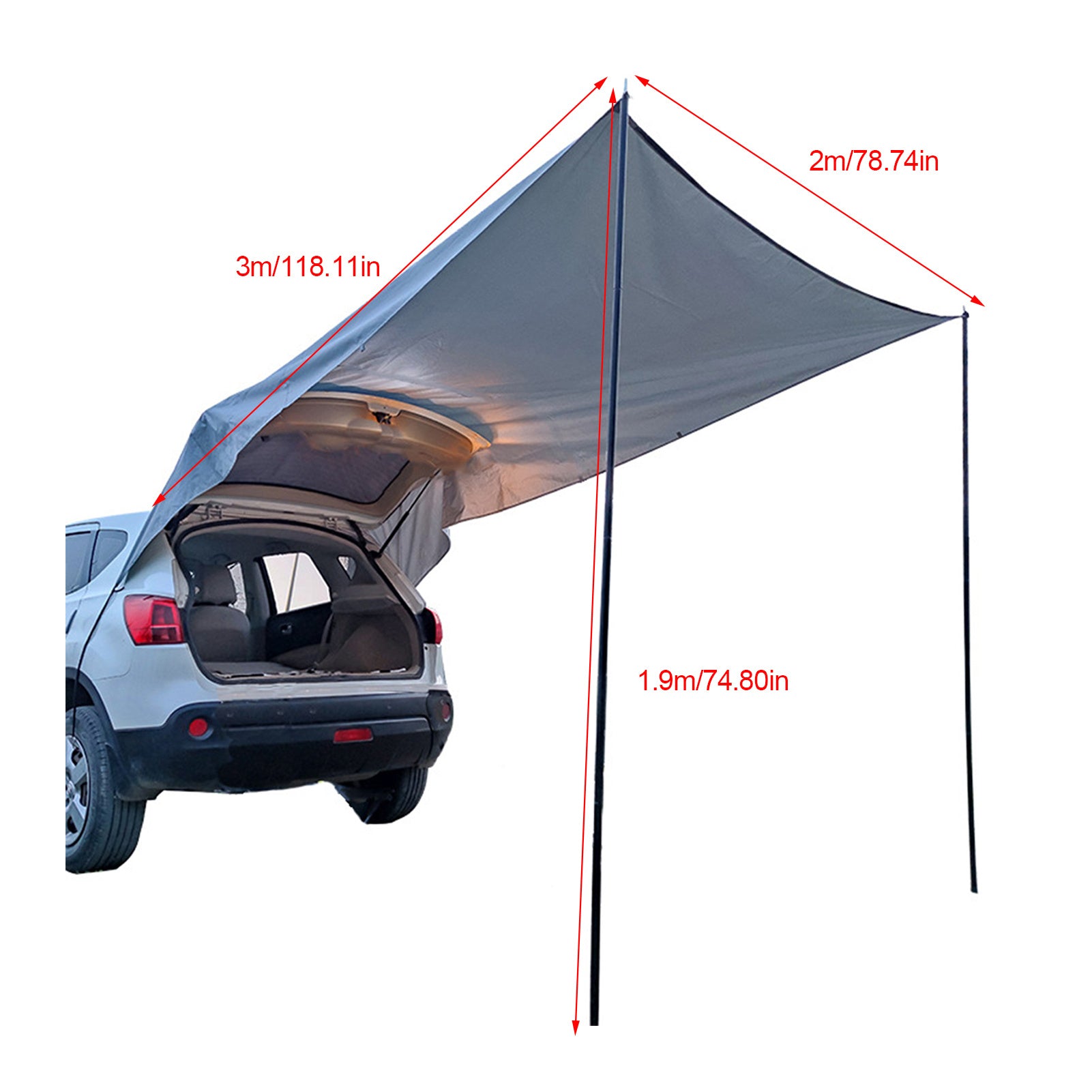 Car Side Trunk Camping Tent