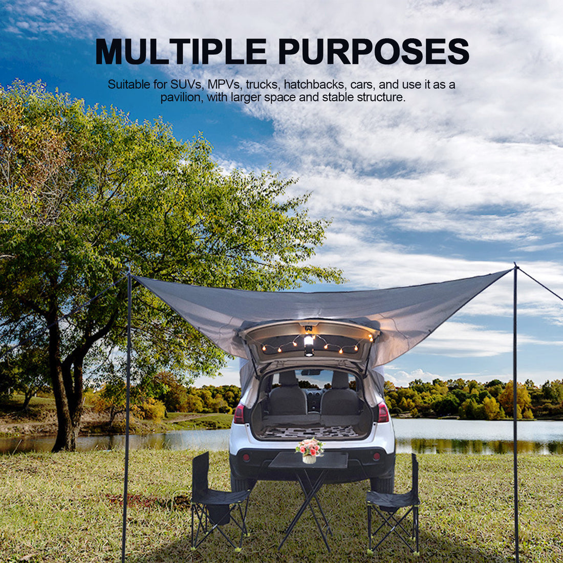 Car Side Trunk Camping Tent