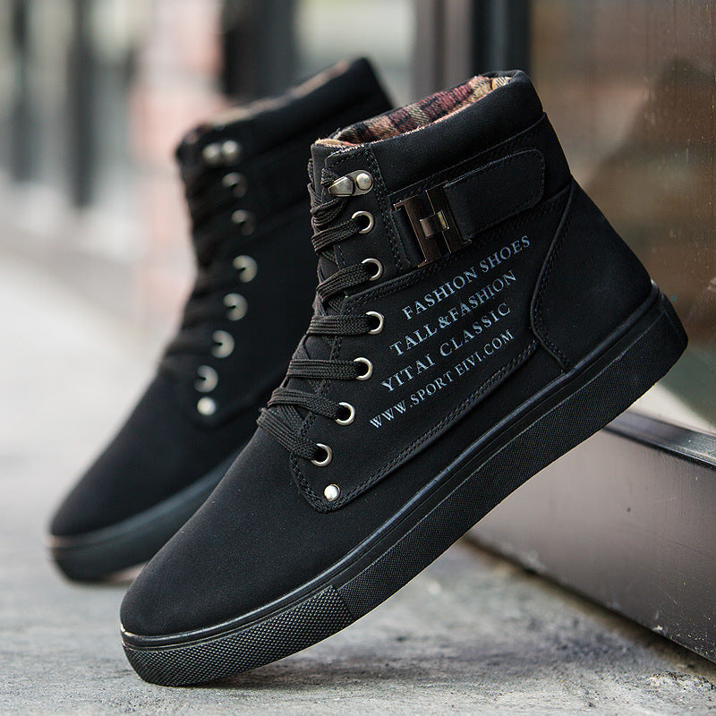 DEKABR Hot Men Shoes Fashion Warm Fur Winter Men