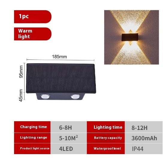 Solar Outdoor Light Villa Courtyard