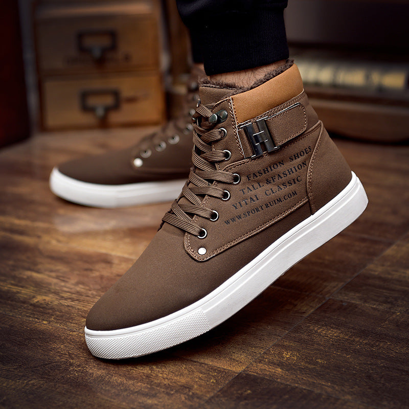 DEKABR Hot Men Shoes Fashion Warm Fur Winter Men