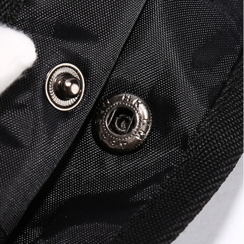 Leather leisure travel backpack