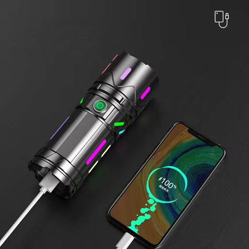 Fluorescent Flashlight Strong Light