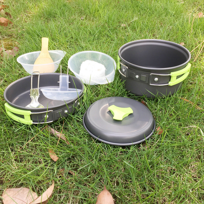 Outdoor camping cookware set