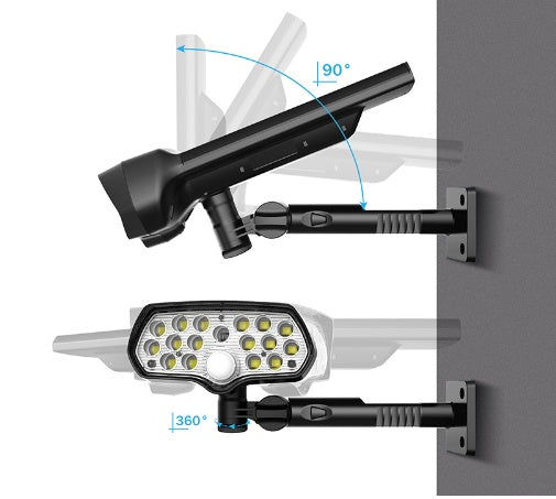 Solar outdoor garden light