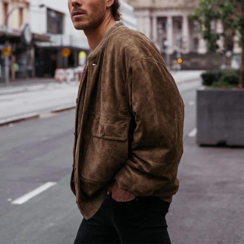 Men's Solid Color Casual Jackets