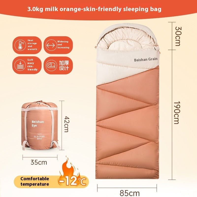 Thickened Cold Warm Sleeping Bag