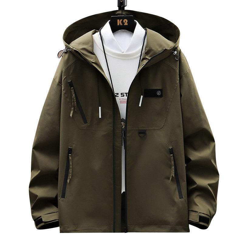 Men's Windproof Hood Shell Jacket