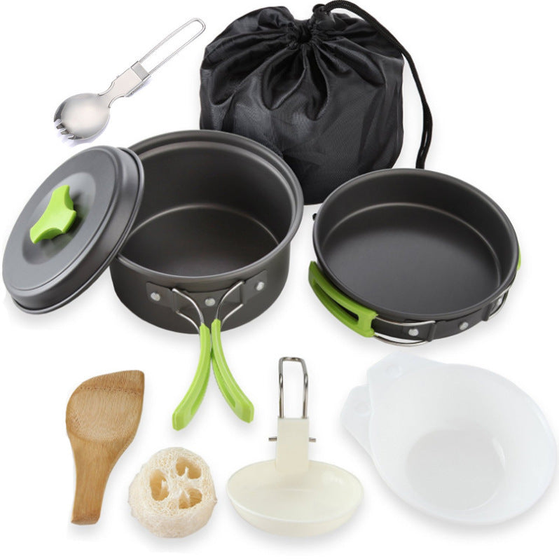 Outdoor camping cookware set