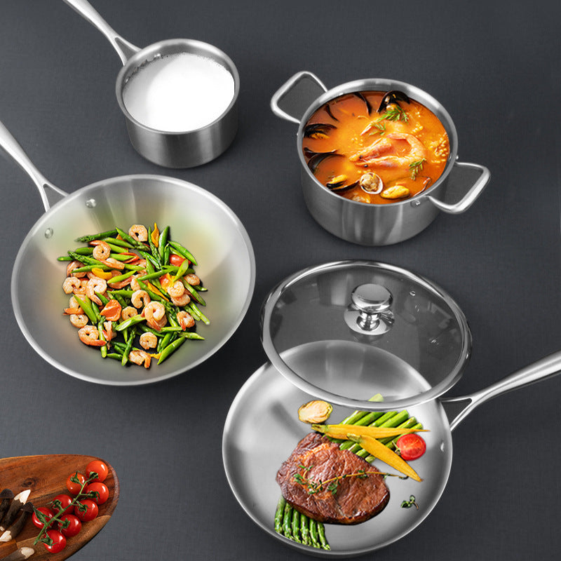 Bottomed Pan Non Stick Cookware Set