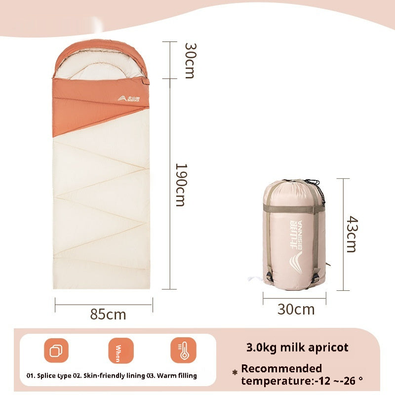 Thickened Cold Warm Sleeping Bag