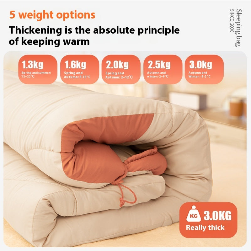 Thickened Cold Warm Sleeping Bag