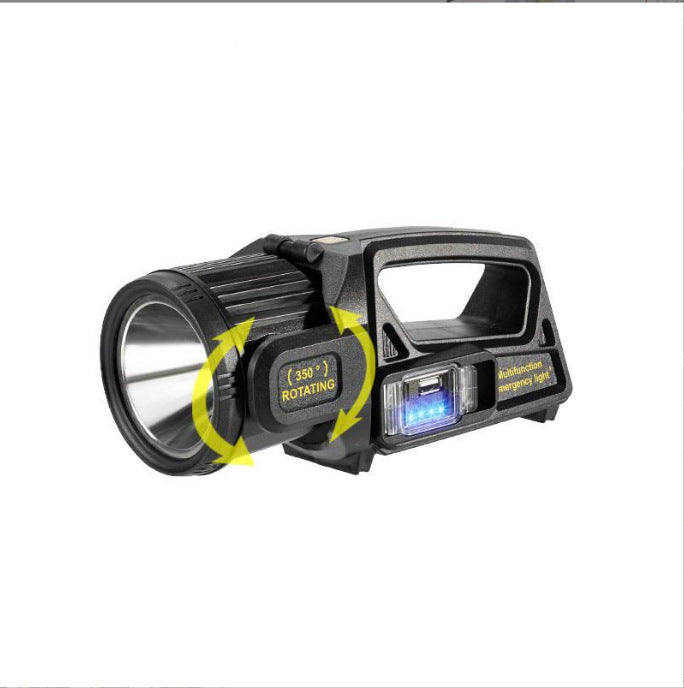 Solar Flashlight Strong Light Outdoor