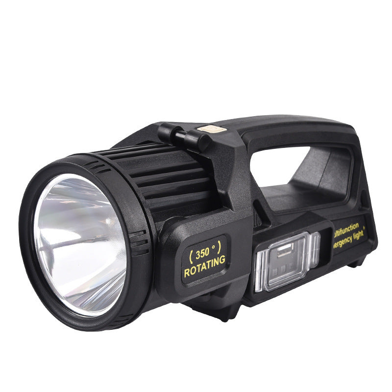 Solar Flashlight Strong Light Outdoor