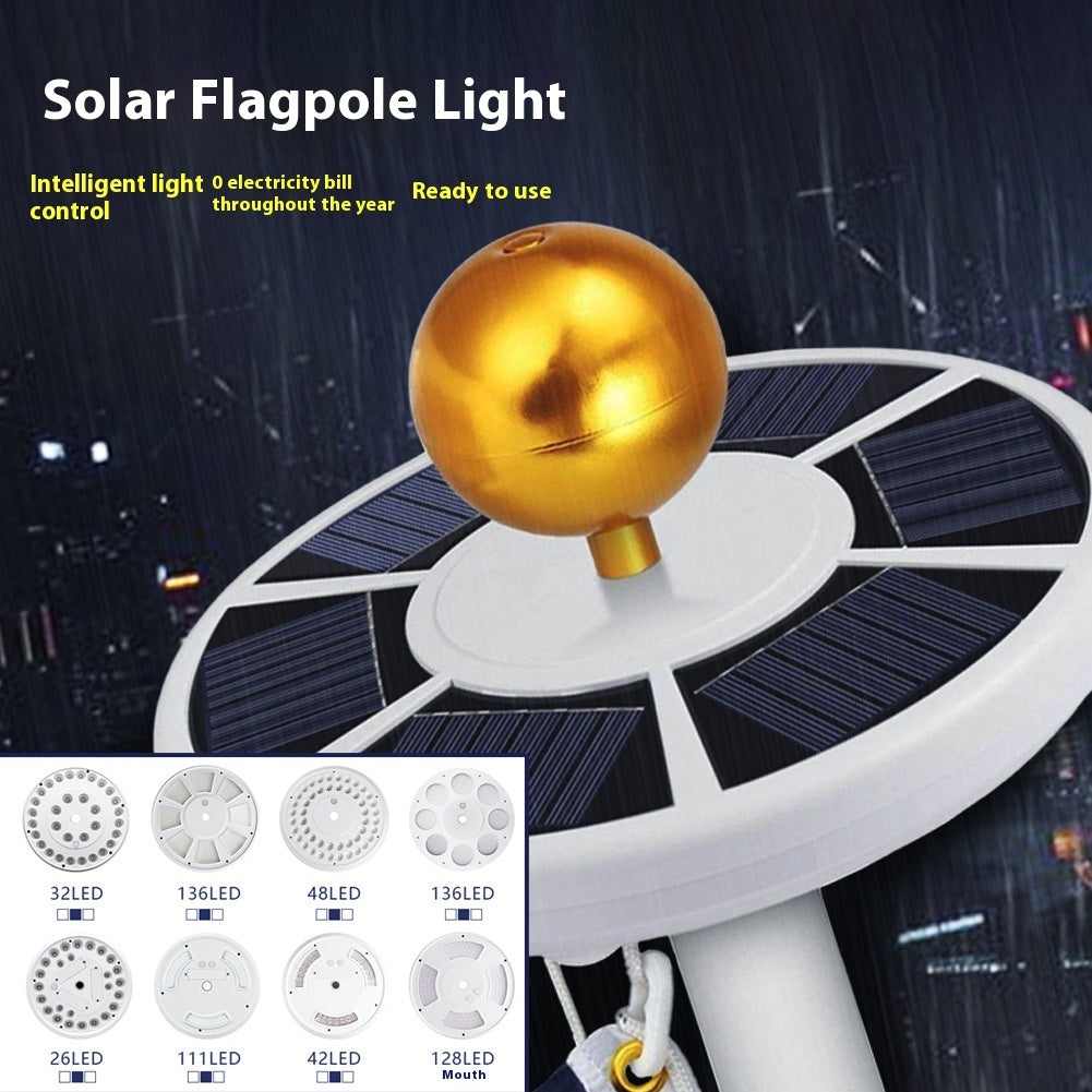 Outdoor Waterproof Solar Flag Light