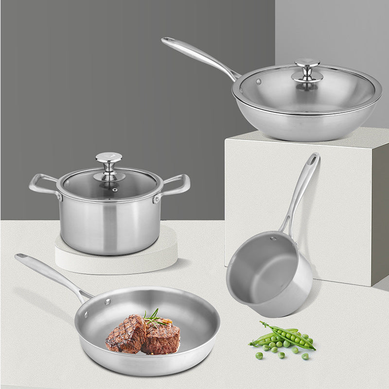 Bottomed Pan Non Stick Cookware Set