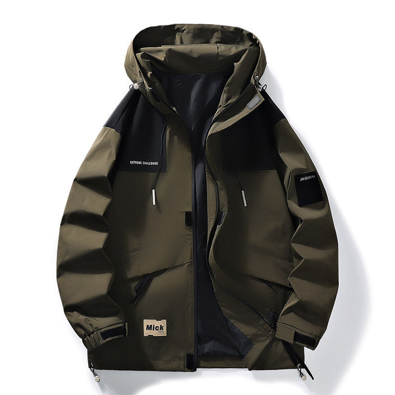 Men's Windproof Hood Shell Jacket