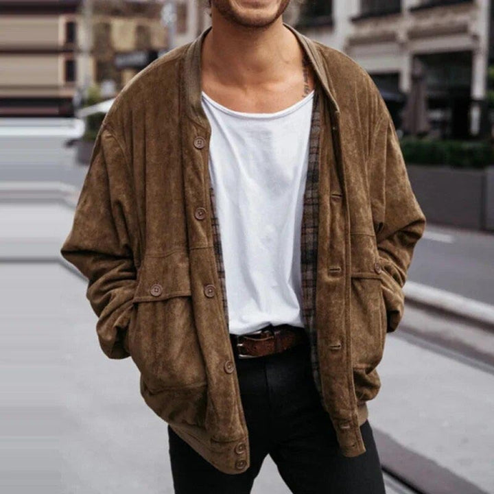Men's Solid Color Casual Jackets