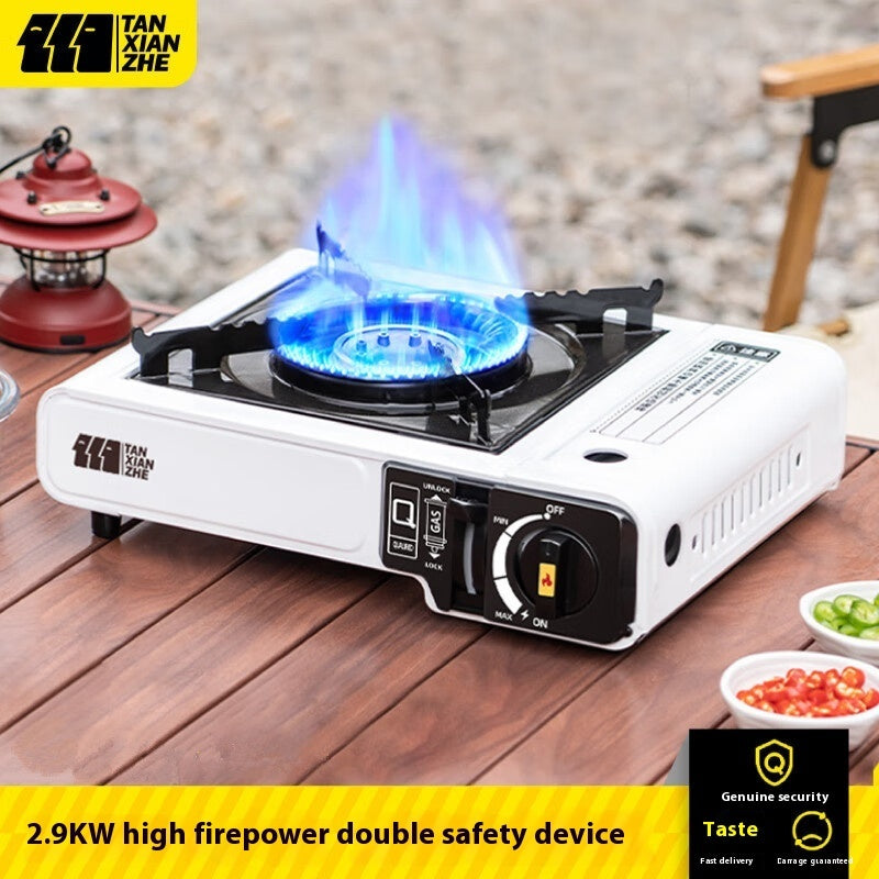 Outdoor Cookware With Card Furnace