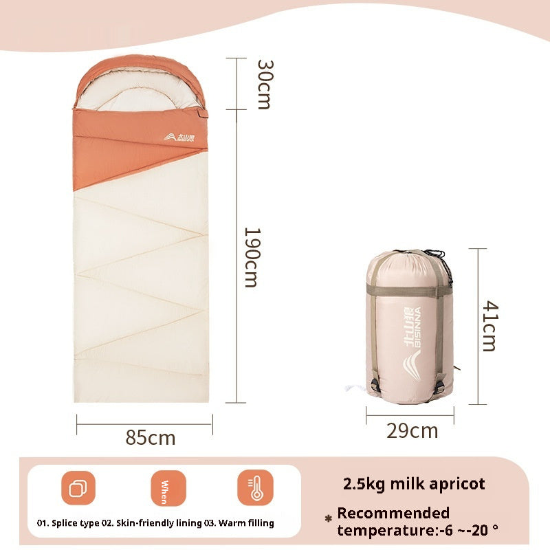 Thickened Cold Warm Sleeping Bag