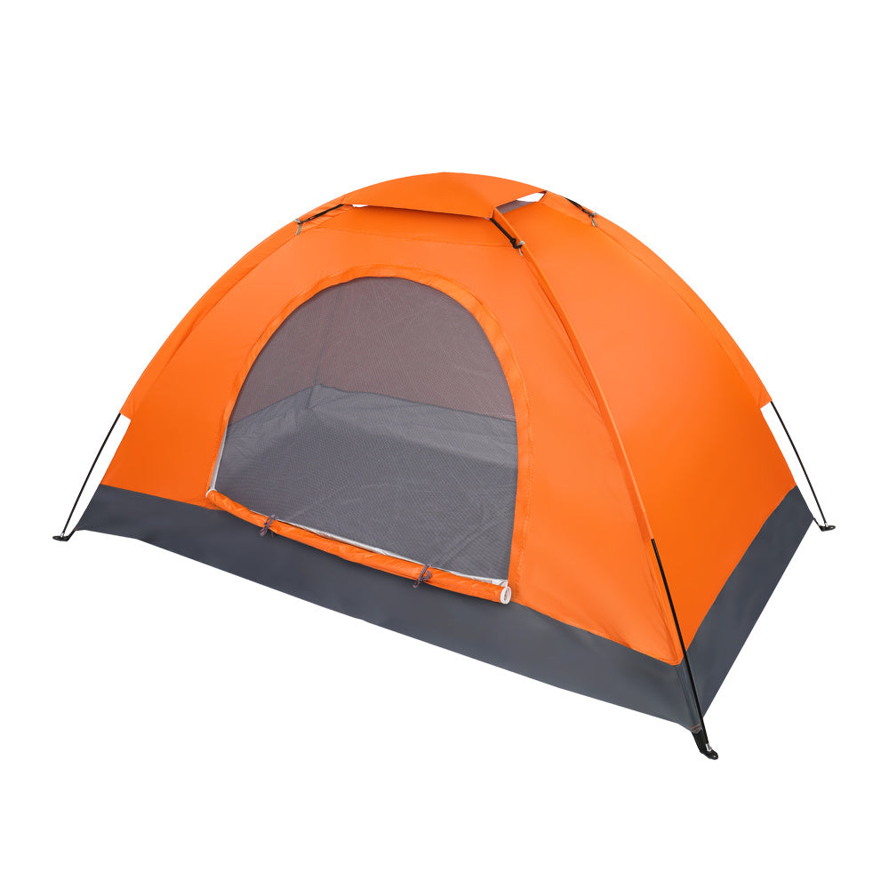Single-person Single-layer Orange Tent