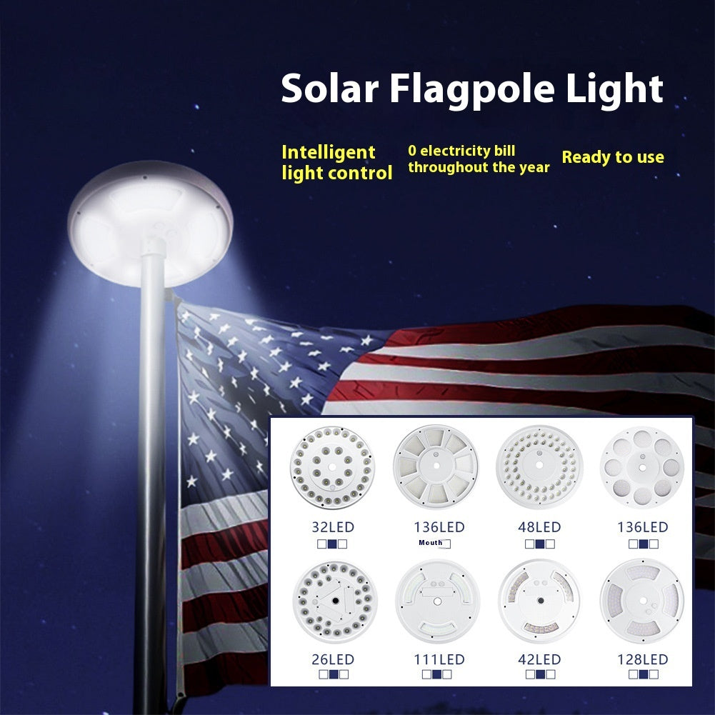 Outdoor Waterproof Solar Flag Light