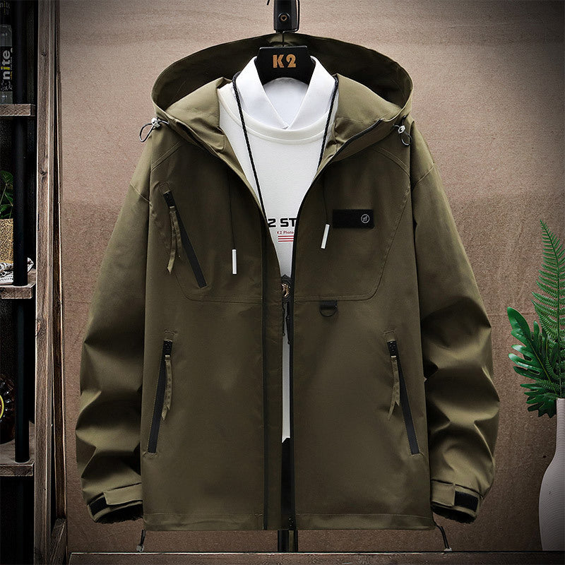 Men's Windproof Hood Shell Jacket