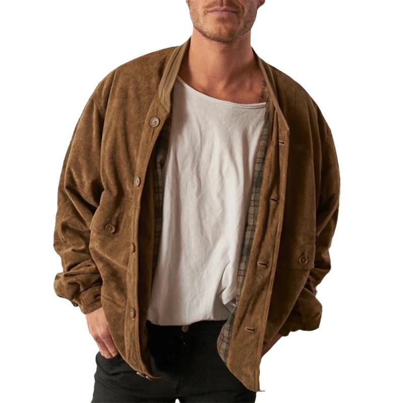 Men's Solid Color Casual Jackets